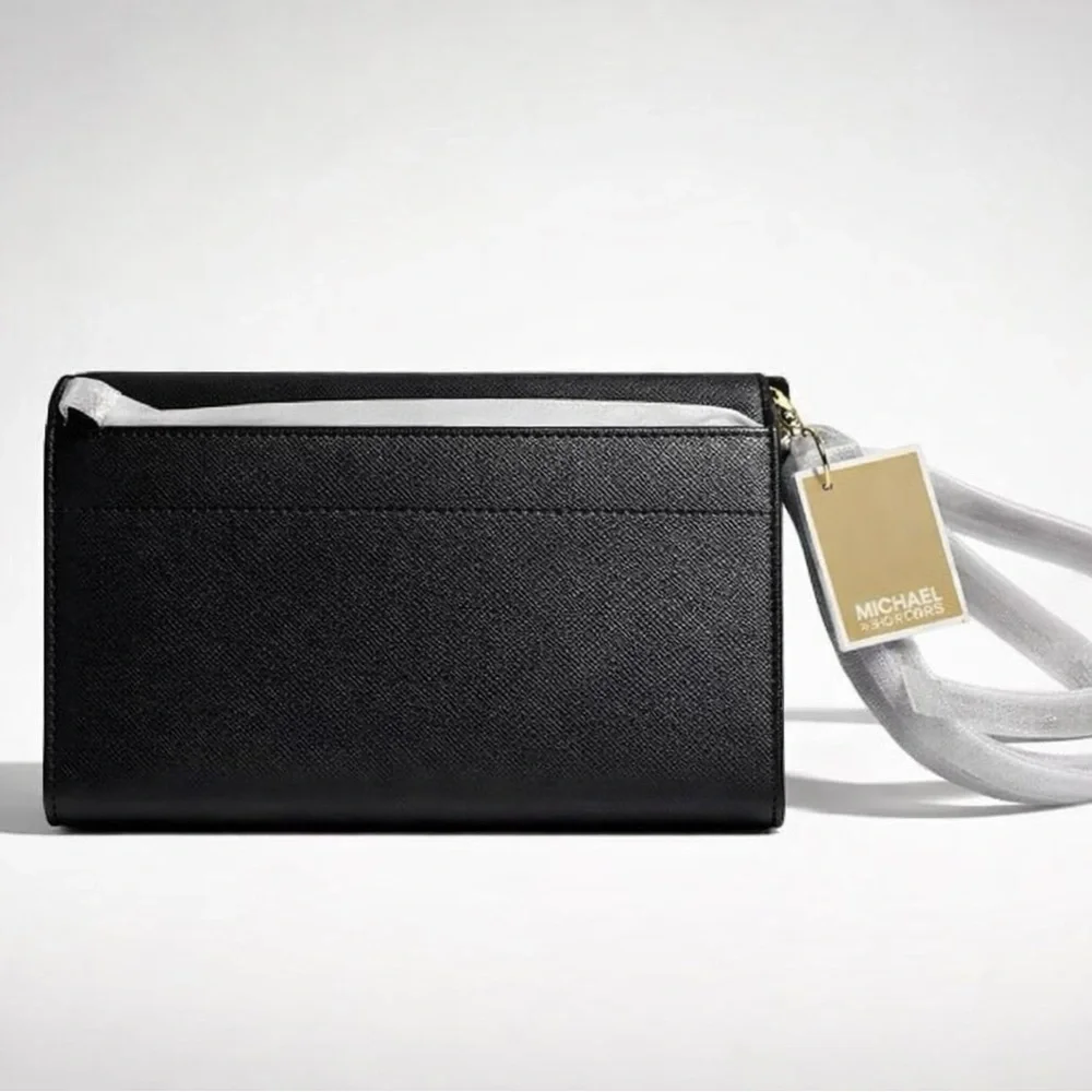 Michael Kors Jet Set Travel 3-in-1 Crossbody bag in Saffiano black leather - Picture 6 of 14